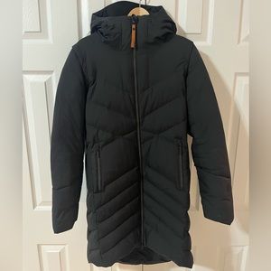Black Down Parka - medium